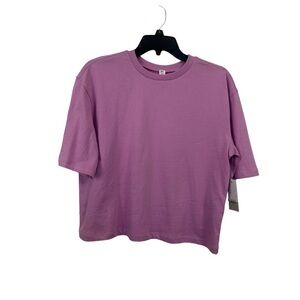 New
Women’s Purple
Oversized Top
100% Cotton 
Size XS